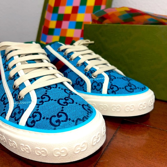Limited Edition Gucci Tennis 1977 GG Canvas Low Size 11